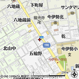 愛知県一宮市今伊勢町新神戸五輪野35周辺の地図