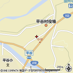 長野県下伊那郡平谷村457周辺の地図