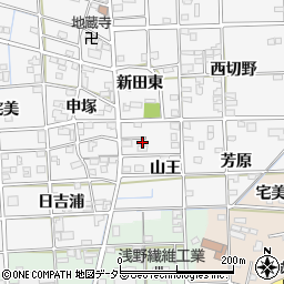 愛知県一宮市時之島山王10周辺の地図