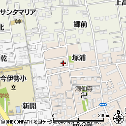 愛知県一宮市今伊勢町本神戸塚浦10-8周辺の地図