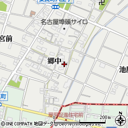 愛知県江南市安良町郷中108周辺の地図
