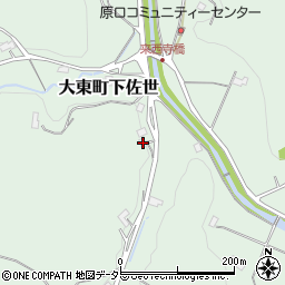 島根県雲南市大東町下佐世334周辺の地図