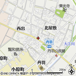 愛知県一宮市丹羽北屋敷1526周辺の地図