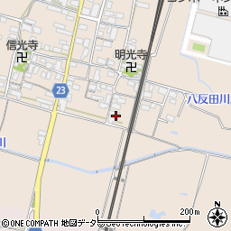 滋賀県高島市安曇川町三尾里607周辺の地図