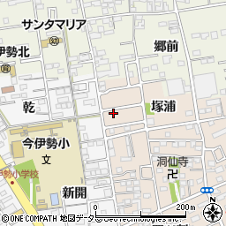 愛知県一宮市今伊勢町本神戸塚浦5周辺の地図