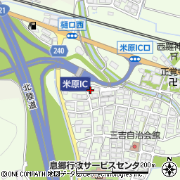 滋賀県米原市樋口280周辺の地図