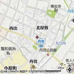 愛知県一宮市丹羽北屋敷1530周辺の地図