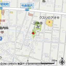 岐阜県羽島市竹鼻町狐穴1317周辺の地図