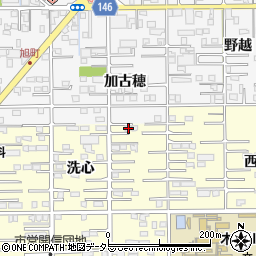 愛知県一宮市開明洗心36周辺の地図