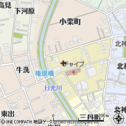 愛知県一宮市北丹町17周辺の地図