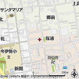 愛知県一宮市今伊勢町本神戸塚浦10-15周辺の地図