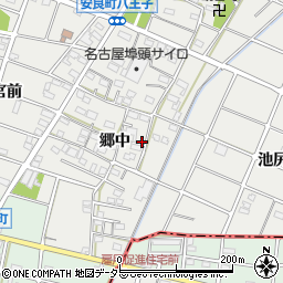 愛知県江南市安良町郷中103周辺の地図