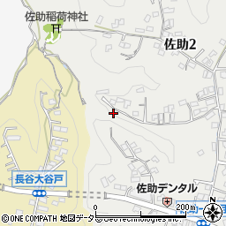 神奈川県鎌倉市佐助2丁目8周辺の地図