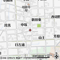 愛知県一宮市時之島申塚27周辺の地図