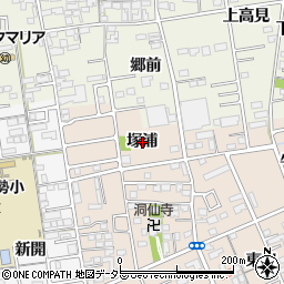 愛知県一宮市今伊勢町本神戸塚浦周辺の地図