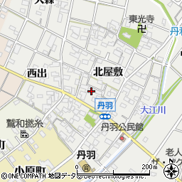 愛知県一宮市丹羽北屋敷1527周辺の地図