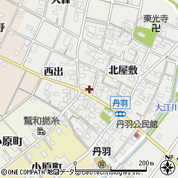 愛知県一宮市丹羽北屋敷1523周辺の地図