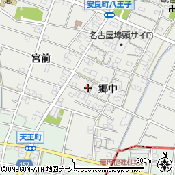 愛知県江南市安良町郷中137周辺の地図