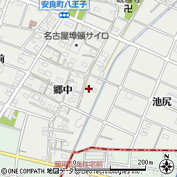 愛知県江南市安良町郷中117周辺の地図