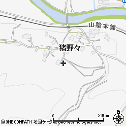 京都府福知山市猪野々115周辺の地図