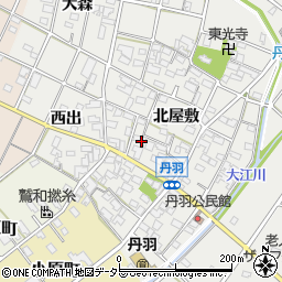 愛知県一宮市丹羽北屋敷1525周辺の地図