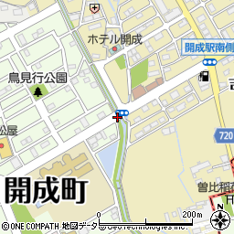 開成南小学校中川原周辺の地図
