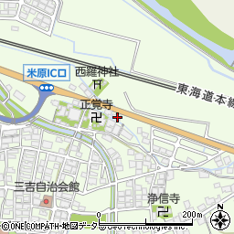 滋賀県米原市樋口205周辺の地図