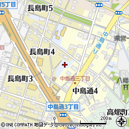 愛知県一宮市一宮中小島周辺の地図