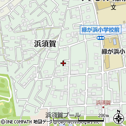 神奈川県茅ヶ崎市浜須賀周辺の地図