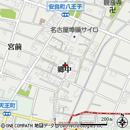 愛知県江南市安良町郷中98周辺の地図