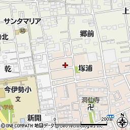 愛知県一宮市今伊勢町本神戸塚浦10-19周辺の地図