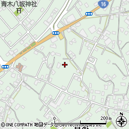 千葉県富津市青木周辺の地図