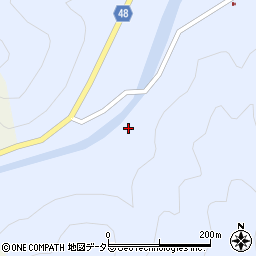 兵庫県養父市大屋町筏218周辺の地図