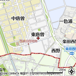 愛知県犬山市東唐曽1-80周辺の地図