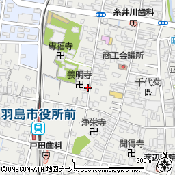 岐阜県羽島市竹鼻町周辺の地図