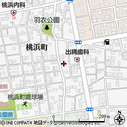 神奈川県平塚市桃浜町17-23周辺の地図
