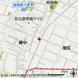 愛知県江南市安良町郷中123周辺の地図