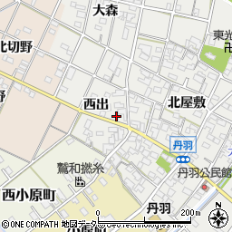愛知県一宮市丹羽西出1599の地図 住所一覧検索 地図マピオン