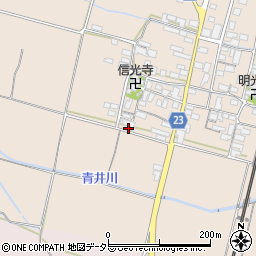 滋賀県高島市安曇川町三尾里458周辺の地図