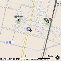 滋賀県高島市安曇川町三尾里499周辺の地図