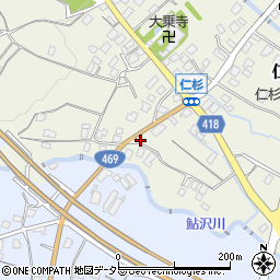 静岡県御殿場市仁杉770周辺の地図