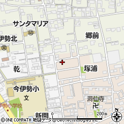 愛知県一宮市今伊勢町本神戸塚浦1周辺の地図