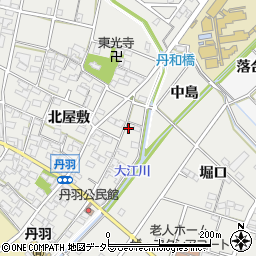 愛知県一宮市丹羽北屋敷1427-2周辺の地図