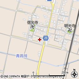 滋賀県高島市安曇川町三尾里465周辺の地図