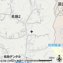 神奈川県鎌倉市佐助2丁目5周辺の地図