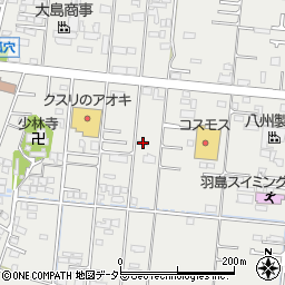 岐阜県羽島市竹鼻町狐穴1283-3周辺の地図