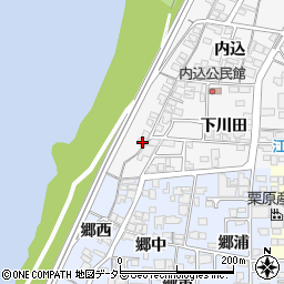 愛知県一宮市奥町堤下一85周辺の地図