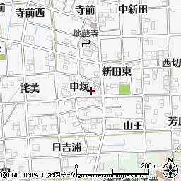 愛知県一宮市時之島申塚16周辺の地図
