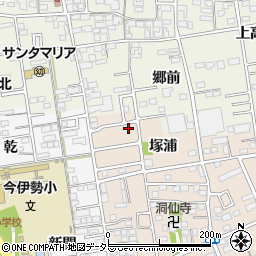 愛知県一宮市今伊勢町本神戸塚浦2-4周辺の地図