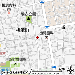 神奈川県平塚市桃浜町17-25周辺の地図
